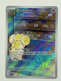 Pokemon Fidough Illustration Rare Holo 213/198 SV01 Scarlet & Violet Base Set - Image 1