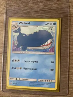 Pokemon TCG Wailord Sun & Moon - Cosmic Eclipse 46/236 Regular NP - Image 3