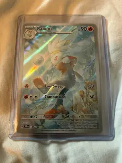 Pokemon TCG Raboot 147/142 Sv07: Stellar Crown Illustration Rare Holo ENG - Image 1