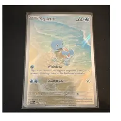 The Pokemon Company Squirtle 170/165 SV 151 Illustration Rare Holo Full Art - Image 1