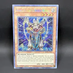 Yugioh Noble Knight’s Shield-Bearer BROL-EN017 1st Edition LP Secret Rare - Image 1