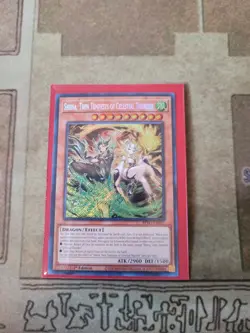 YUGIOH SHIINA TWIN TEMPESTS OF CELESTIAL THUNDER BPRO-EN027 SECRET 1ST ED NM - Image 1