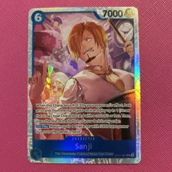 Sanji - OP11-051 A Fist of Divine Speed Foil One Piece Card Game English Reprint - Image 1