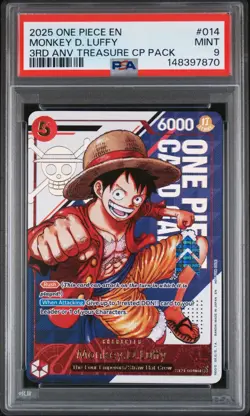 2025 3RD ANNIVERSARY! ONE PIECE CARD TREASURE CAMPAIGN PACK #014 MONKEY D. LUFFY - Image 1