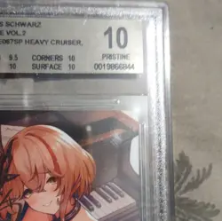 Weiss Schwarz Azur Lane Vol.2 Heavy Cruiser Roon SP Foil 2025 BGS 10 - Image 3