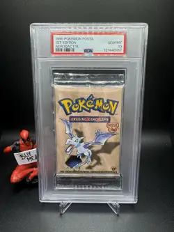PSA 10 Pokemon Fossil 1st Edition Pack WOTC Gem Mint 💎 New Cert Aerodactyl Art - Image 1