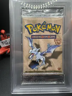 PSA 10 Pokemon Fossil 1st Edition Pack WOTC Gem Mint 💎 New Cert Aerodactyl Art - Image 3