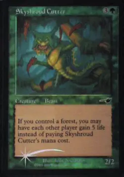 Skyshroud Cutter - Nemesis: #118, Magic: The Gathering - Foil Lp C255 - Image 1