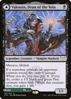 Valentin, Dean of the Vein Regular - Strixhaven: School Of Mages MTG-NM - Image 1