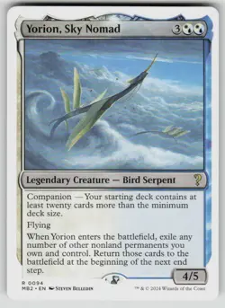 Yorion, Sky Nomad (White Border) Rare Mystery Booster 2 94 MTG Near Mint 2024 - Image 1