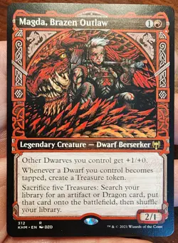 Magda, Brazen Outlaw (Showcase) - Kaldheim (312) - NM - Regular - MTG - Image 1