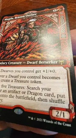 Magda, Brazen Outlaw (Showcase) - Kaldheim (312) - NM - Regular - MTG - Image 4