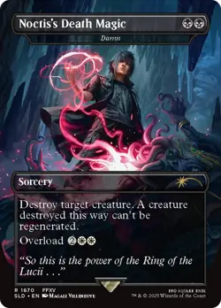 Noctis's Death Magic | Damn (Secret Lair) PROMO NM Black Rare MTG CARD ABUGames - Image 1