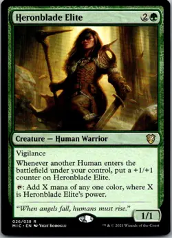 Heronblade Elite 26 Commander: Innistrad: Midnight Hunt Magic: The Gathering NM - Image 1