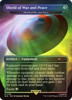 Sword of War and Peace Foil Marvel Secret Lair NM MTG - Image 1