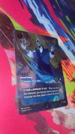 Hades - Infernal Schemer (Enchanted) - Near Mint Holofoil Lorcana - Image 1