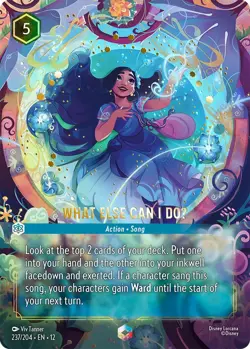 Lorcana Holofoil - What Else Can I DoU (Enchanted) - 237/204 / NM / English - Image 1