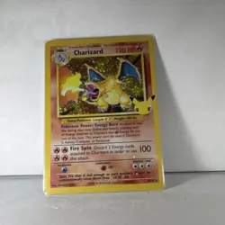 Pokemon TCG Charizard 4/102 Base Set Holo Rare 120 HP English 1999 Card - Image 1