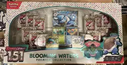 Pokemon Scarlet & Violet 151 Blooming Waters Premium Collection Box Sealed - Image 1