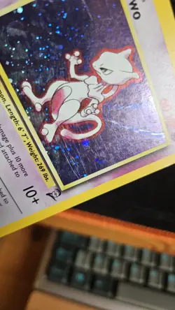 Mewtwo Holo 10/130 Base Set 2 Holo Rare Pokemon Card LP - Image 2