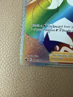 Pokemon Sword & Shield Chilling Reign Melony 218/198 Secret Rainbow Rare NM - Image 5