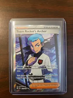 Pokemon TCG-Team Rockets Archer 223/182 Full Art Ultra Rare Destined Rivals NM/M - Image 1