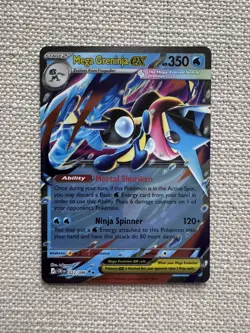 Mega Greninja ex 022/086 Choas Rising Pokemon TCG ENGLISH NM/M - Image 1