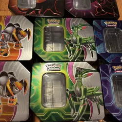 Pokemon Trading Card Game: Lot of 11 Empty Collector's Tins - Image 3