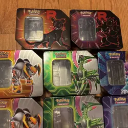 Pokemon Trading Card Game: Lot of 11 Empty Collector's Tins - Image 5