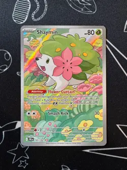 Shaymin 185/182 Pokemon TCG Destined Rivals Illustration Rare English - Image 1