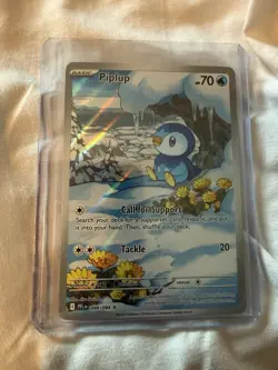 Pokemon TCG Piplup 098/094 Me02: Phantasmal Flames IR Holo ENG 70 HP - Image 1