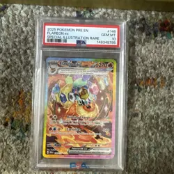 Pokemon Prismatic Evolutions Flareon EX Special Illustration Rare Card PSA 10 - Image 1