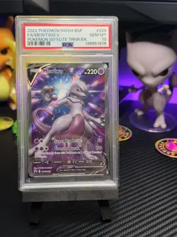 PSA 10 Mewtwo V SWSH229 Sword & Shield Black Star Promo Pokemon TCG GEM MINT - Image 1
