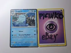 Pokemon - Quagsire - SVP156 - Black Star Promo - Holo - With 1x Swirl - NM - Image 1