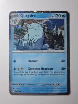 Pokemon - Quagsire - SVP156 - Black Star Promo - Holo - With 1x Swirl - NM - Image 2