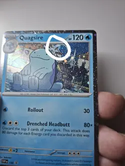Pokemon - Quagsire - SVP156 - Black Star Promo - Holo - With 1x Swirl - NM - Image 3