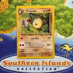 Vintage Pokemon Southern Islands Primeape 18/18 English Rare Promo - Image 1