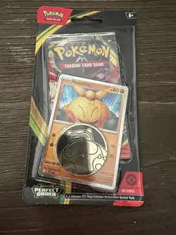 Pokemon Mega Evolution Perfect Order Booster Pack Makuhita Promo Card Coin - Image 1