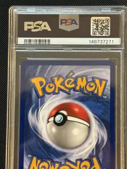 Pokemon Dark Raichu Holo 83/82 PSA 8 unique swirl - Image 4