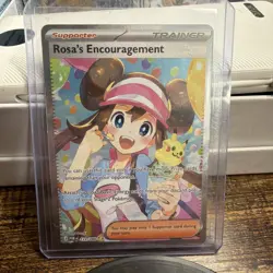 Pokemon TCG Rosa's Encouragement 123/088 Perfect Order Holo NM/M - Image 1