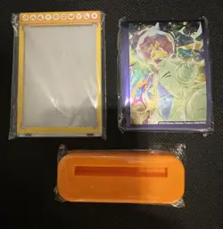 Pokemon Magnetic Card Holder With Stand and Pack of Tyranitar Card Sleeves 🔥🔥 - Image 5