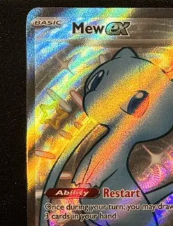 Pokemon TCG Mew ex 216/091 SV: Paldean Fates Holo Full Art Shiny UR - Image 2