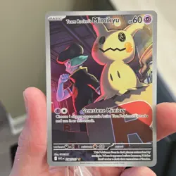 Pokemon TCG Team Rocket's Mimikyu 238/217 Holo Illus Rare 60 HP - Image 1