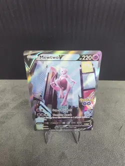 Mewtwo V 072/078 Pokemon GO Holo Alternate Art Full Art Ultra Rare Pokemon TCG - Image 5