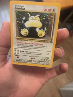 Pokemon Base Set Snorlax & Clefable Holo Cards 1999 Nintendo Wizards - Image 1