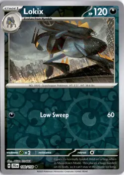 Lokix 100/159 Reverse Holo SV09: Journey Together Pokemon Card TCG - Image 1