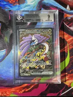 Raging Bolt EX Prismatic Evolutions 166/131 Sir BGS 9 Mint Pokemon TCG - Image 1