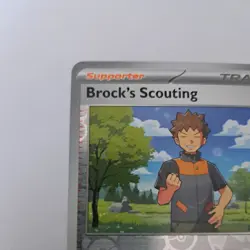 Pokemon 146/159 Brock's Scouting Journey Together Reverse Holo VGC - Image 2