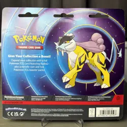 Pokemon TCG Two Pack Blister With Raikou Promo Phantasmal & Mega Evolution - Image 2
