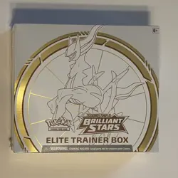 Pokemon TCG: Sword & Shield BRILLIANT STARS ETB Factory Sealed Elite Trainer Box - Image 1
